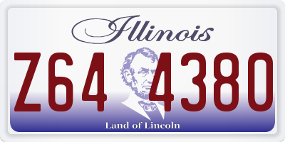 IL license plate Z644380