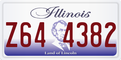IL license plate Z644382