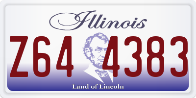IL license plate Z644383