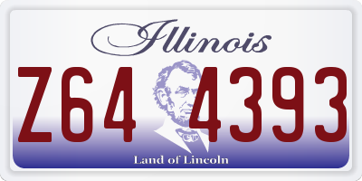 IL license plate Z644393