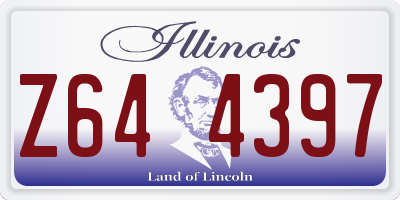 IL license plate Z644397