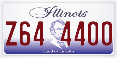IL license plate Z644400