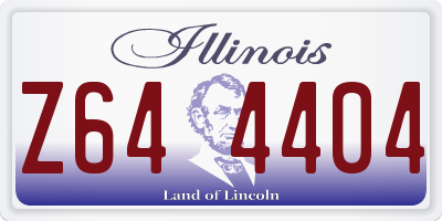 IL license plate Z644404