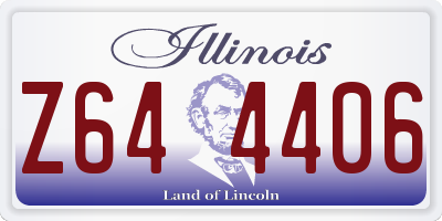 IL license plate Z644406