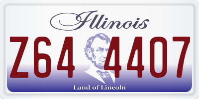 IL license plate Z644407