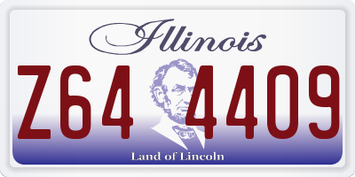 IL license plate Z644409