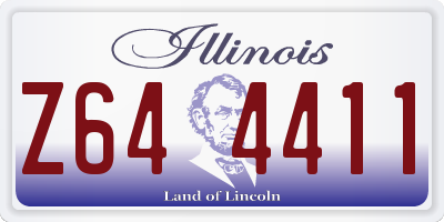 IL license plate Z644411