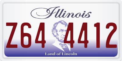IL license plate Z644412