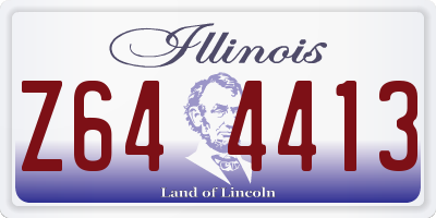 IL license plate Z644413