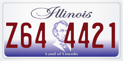 IL license plate Z644421