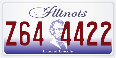 IL license plate Z644422