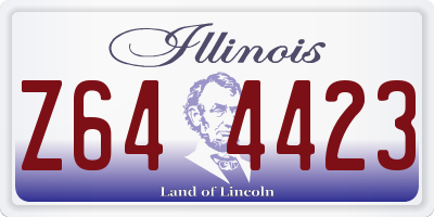 IL license plate Z644423