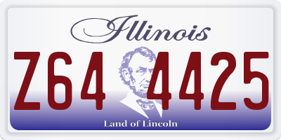IL license plate Z644425