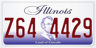 IL license plate Z644429