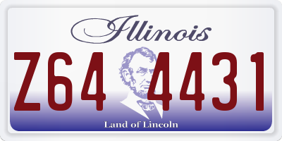 IL license plate Z644431