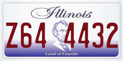IL license plate Z644432