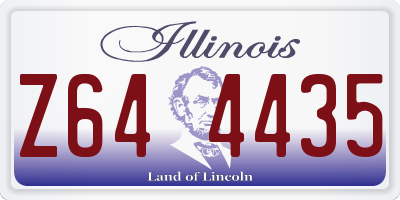 IL license plate Z644435