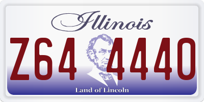 IL license plate Z644440