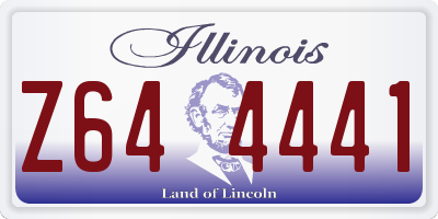 IL license plate Z644441