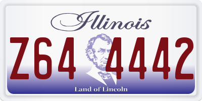 IL license plate Z644442