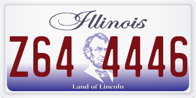 IL license plate Z644446
