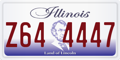 IL license plate Z644447