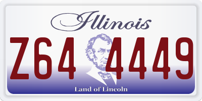 IL license plate Z644449