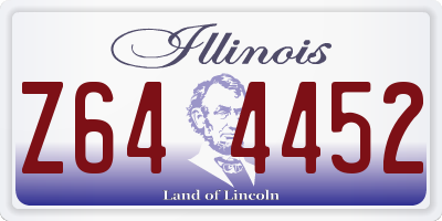 IL license plate Z644452