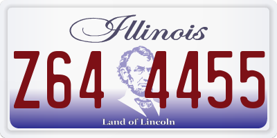 IL license plate Z644455