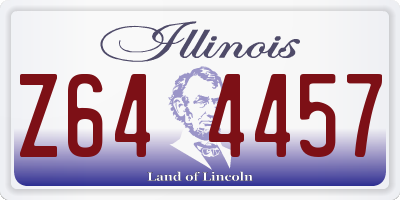 IL license plate Z644457