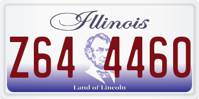 IL license plate Z644460