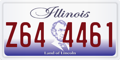 IL license plate Z644461