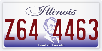 IL license plate Z644463