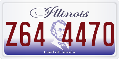 IL license plate Z644470