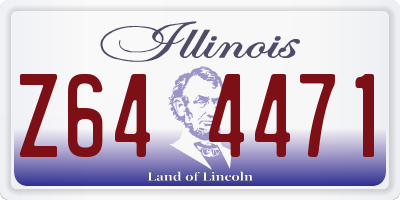 IL license plate Z644471