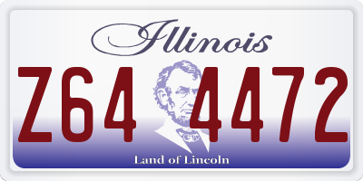 IL license plate Z644472