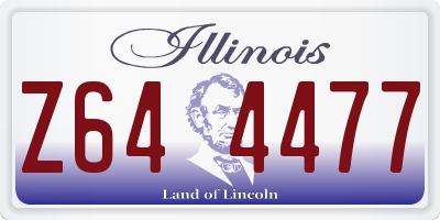 IL license plate Z644477