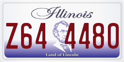 IL license plate Z644480