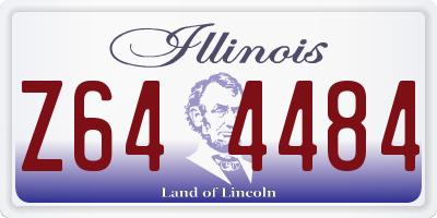 IL license plate Z644484