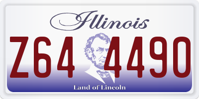 IL license plate Z644490
