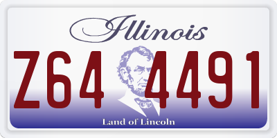 IL license plate Z644491