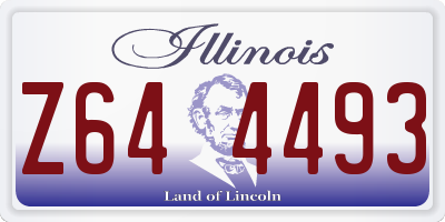 IL license plate Z644493