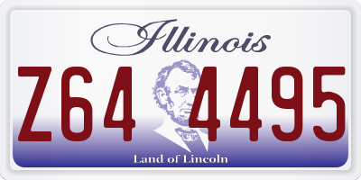 IL license plate Z644495