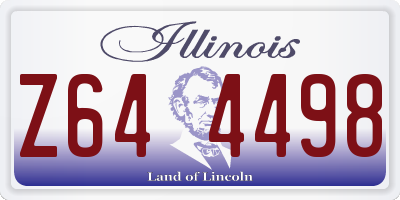 IL license plate Z644498