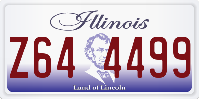 IL license plate Z644499
