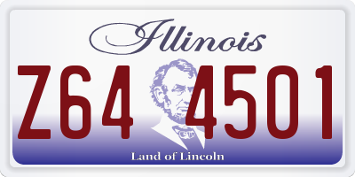 IL license plate Z644501