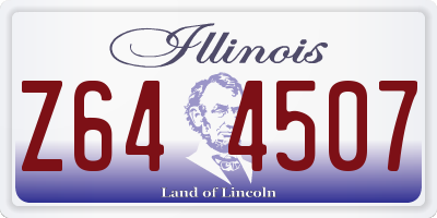IL license plate Z644507