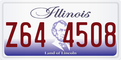 IL license plate Z644508