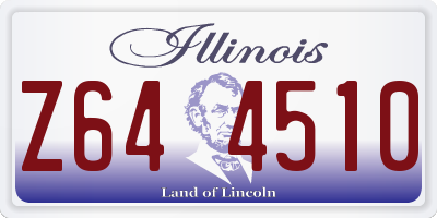IL license plate Z644510