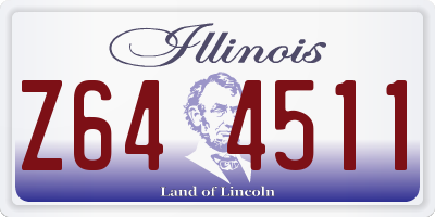 IL license plate Z644511